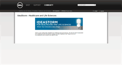 Desktop Screenshot of healthcare.ideastorm.com